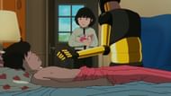 Iris and robot caretaker Mikki watch over Arco as he recovers. (Image via NEON)